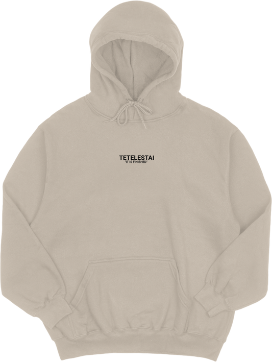 "TETELESTAI - IT IS FINISHED" Embroidered Comfort Hoodie